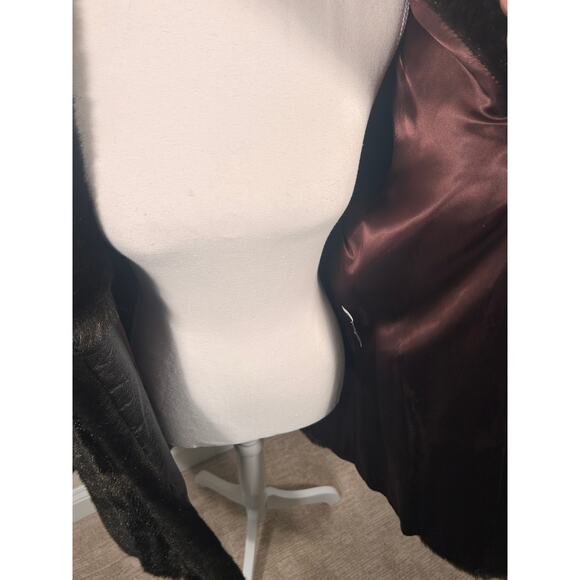 Vintage Jacques Saint Laurent Faux Fur Coat | Paris–New York | Elegant Luxury - Picture 7 of 10